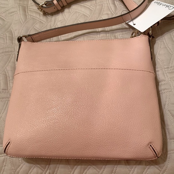 Calvin Klein Pink Leather Crossbody Bag - Picture 14 of 14